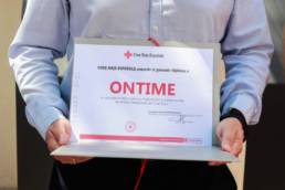 Agradecimiento a la labor solidaria de Ontime