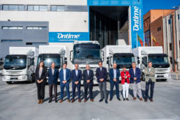 Ontime apuesta por la sostenibilidad sumando a su flota 20 nuevos camiones Volvo 100% el&eacute;ctricos
