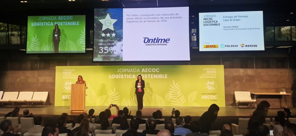 Ontime consigue su tercera estrella Lean & Green por su compromiso ambiental