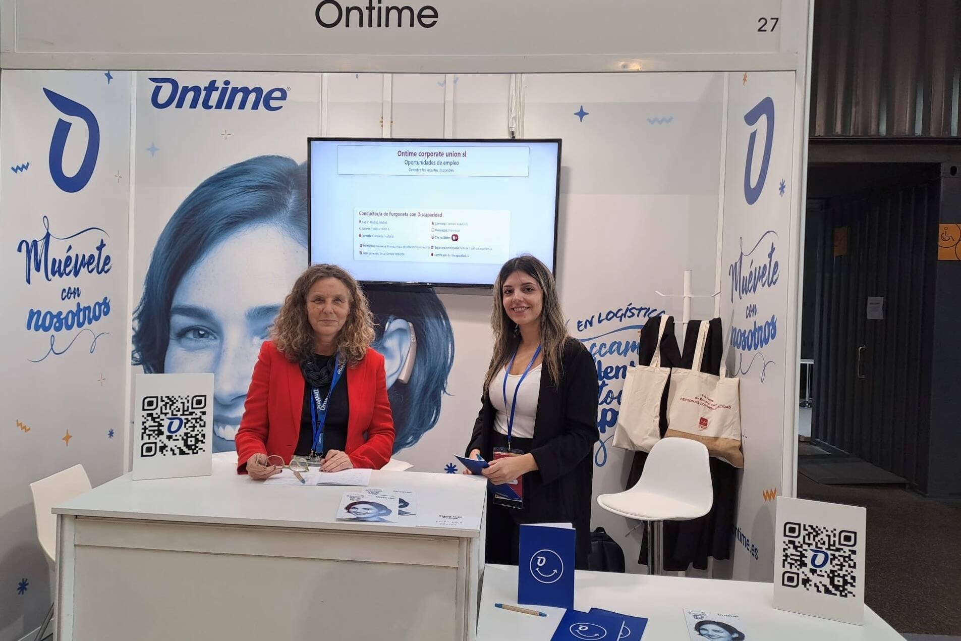 ONTIME PARTICIPA EN LA FERIA DE EMPLEO PARA PERSONAS CON DISCAPACIDAD DE LA COMUNIDAD DE MADRID